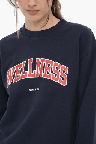 Printed Cotton UNISEX Crew-Neck  Sweatshirt
