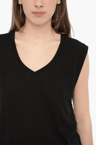 Maglia senza Manica con Scollo a V