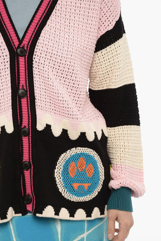 Embroidered Crochet UNISEX Cardigan