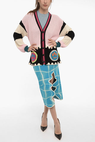 Embroidered Crochet UNISEX Cardigan
