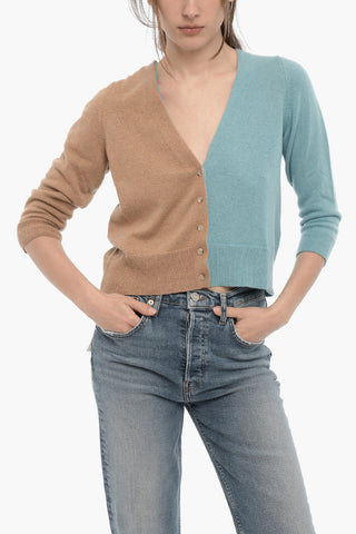 Interchangeable Detail Cashmere Cardigan