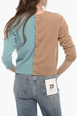 Interchangeable Detail Cashmere Cardigan