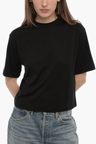 T-Shirt Girocollo in Tinta Unita