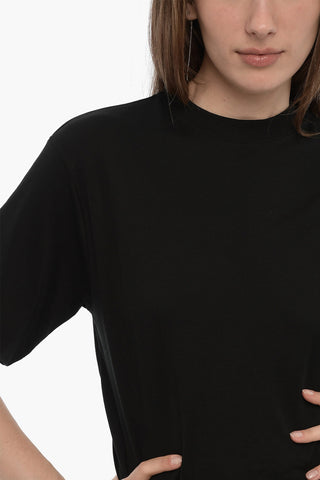 T-Shirt Girocollo in Tinta Unita