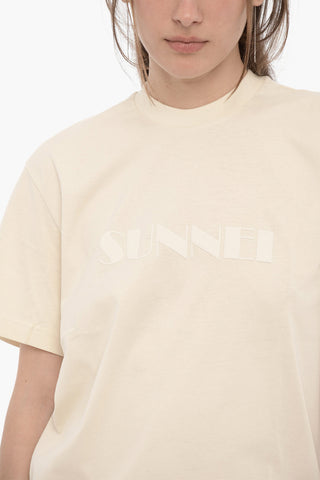 Embossed Logo Crew-Neck T-shirt