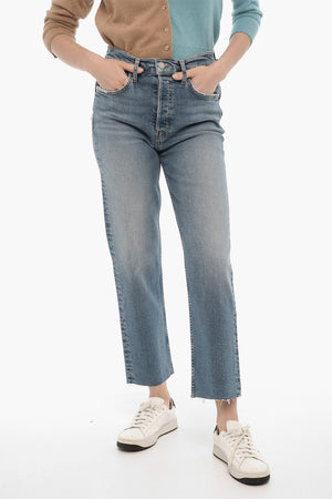 70s 스트레이트 핏 진 STOVE PIPE 하이 라이즈 19cm