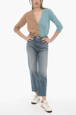 70s 스트레이트 핏 진 STOVE PIPE 하이 라이즈 19cm