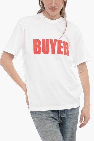 Embossed printed Crew-Neck T-shirt