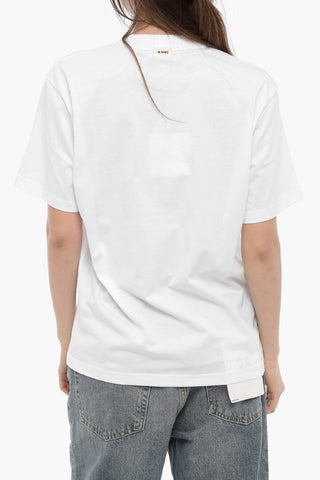 Embossed printed Crew-Neck T-shirt