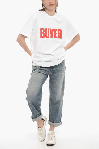 Embossed printed Crew-Neck T-shirt