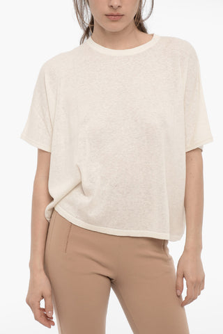 Bat-wing Sleeve Crew-neck Sweater