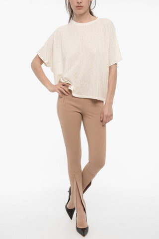 Bat-wing Sleeve Crew-neck Sweater