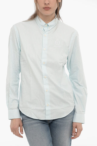 Camicia CLOVER a Righe con Collo Button-Down
