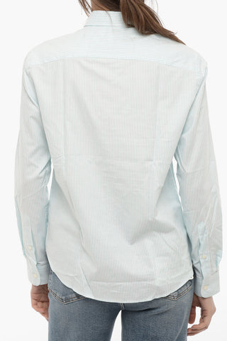 Camicia CLOVER a Righe con Collo Button-Down