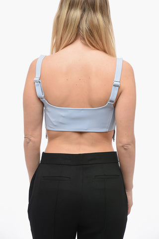 Embroidered Bra Top with Braces
