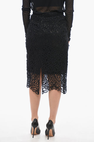 Side Zipped Sangallo Longuette