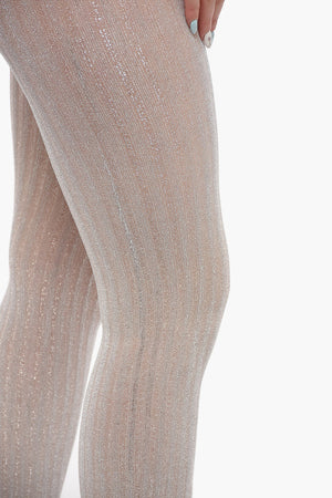 Lurex Ribbed Socks