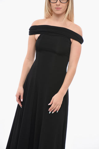 Front Draping Sleeveless Maxi Dress