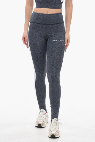 Track Melange Leggings with Gothic Print