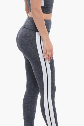 Track Melange Leggings with Gothic Print