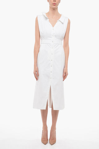 Vestito Abbottonato con Colletto