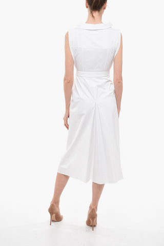 Vestito Abbottonato con Colletto