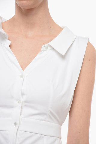 Vestito Abbottonato con Colletto