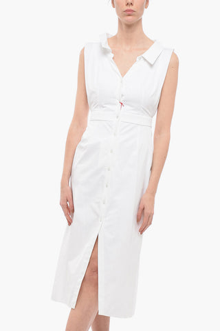 Vestito Abbottonato con Colletto