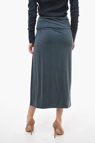 Side Split ESPELHO Maxi Skirt with Cut-outs