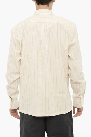 Spread Collar Striped CRUISE Shirt With Breast Pocket