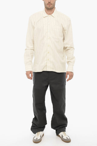 Spread Collar Striped CRUISE Shirt With Breast Pocket
