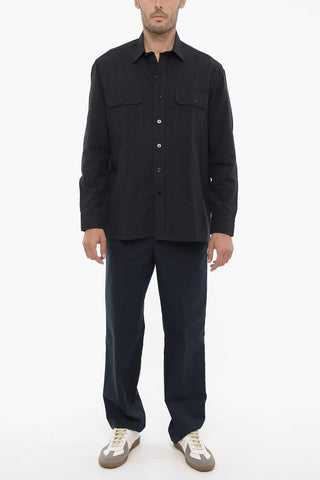 Micro Checked NICO Shirt with Double Breast Pocket