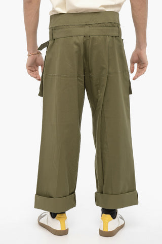 Pantalone ad Orlo con Risvolto e cintura