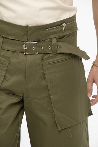 Pantalone ad Orlo con Risvolto e cintura
