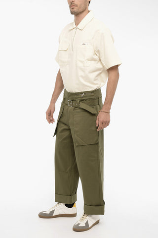 Pantalone ad Orlo con Risvolto e cintura
