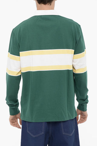 Long-Sleeve Polo with Maxi Logo