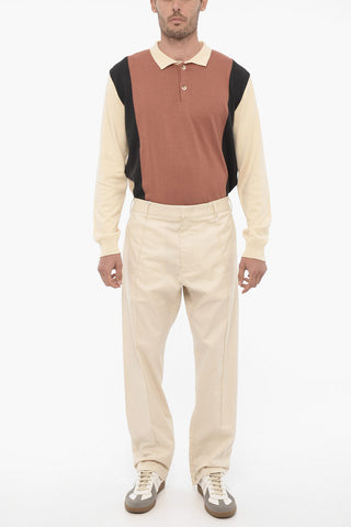 Pantalon Casual con Zip alla Caviglia