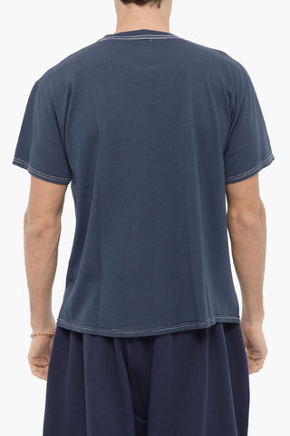 Crew-Neck cotton T-shirt with Frontal Print