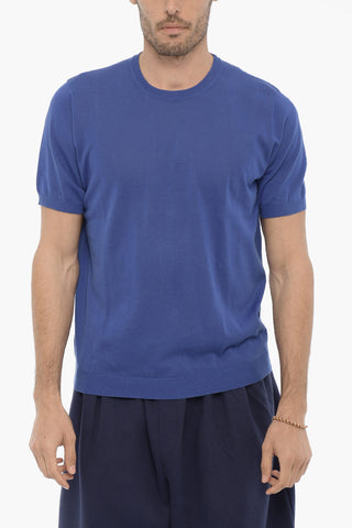 T-Shirt Girocollo in Tinta Unita