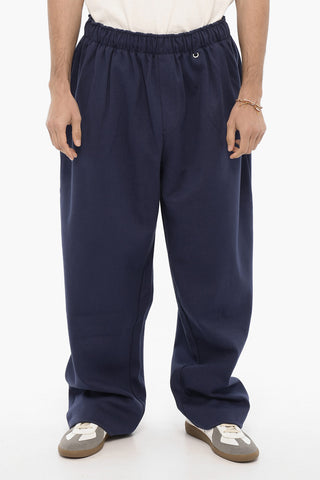 2-Pockets Casual Pants with Drawstring Waist