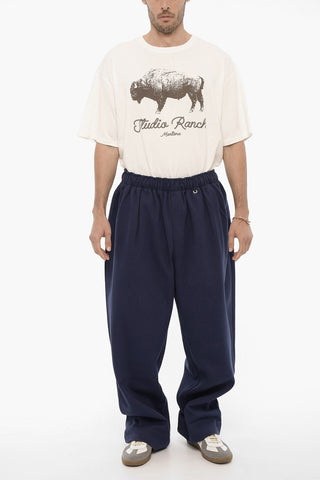 2-Pockets Casual Pants with Drawstring Waist