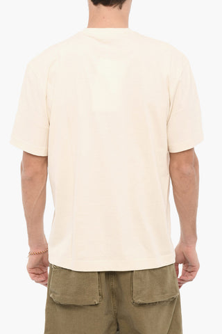 Solid Color UNISEX Crewneck T-Shirt with Embossed Logo