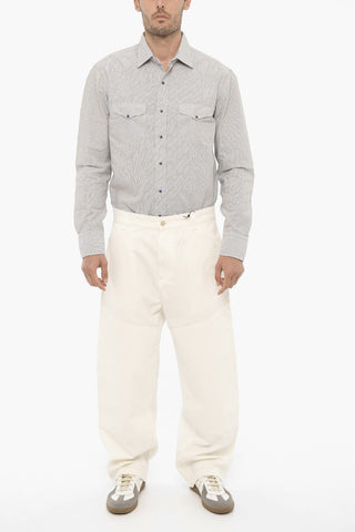 Pantaloni Loose Fit a Gamba Ampia