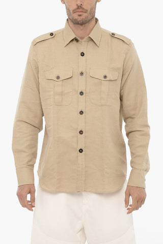 Cotton and Linen Saharan Shirt