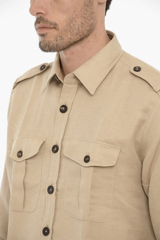 Cotton and Linen Saharan Shirt