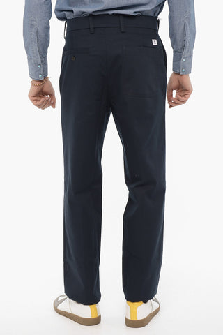 Casual Twill 4-Pocket Trousers with Belt Loops