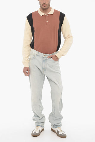 Frayed-Hem Boyfriend Jeans 22cm