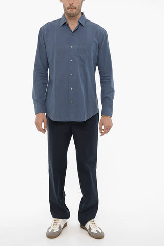 Camicia ALBERTO in Popeline di cotone con collo Italiano