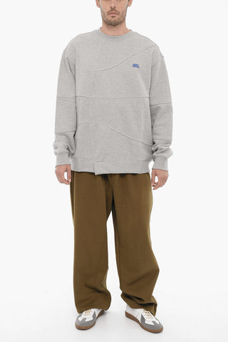 Crew-Neck Cotton Sweatshirt