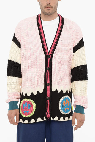 Embroidered Crochet UNISEX Cardigan